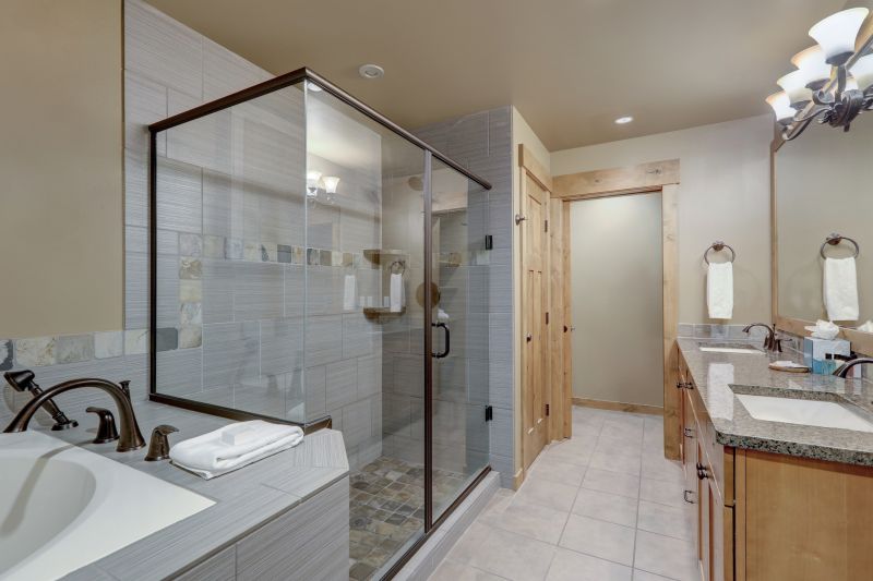 Small Bathroom Shower with Glass Doors